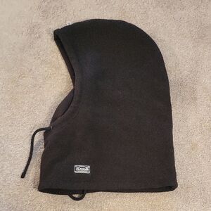 Dakine Black and White Logo Patch Fleece Hood